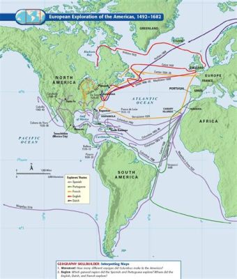 1492年のコロンブスによるアメリカ大陸到達、ヨーロッパ探検の幕開けと新世界への植民地化