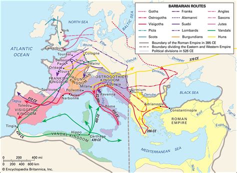  アウグストゥス・ローマ帝政時代の終わりとキリスト教の台頭：フランク人のゲルマン民族の大移動